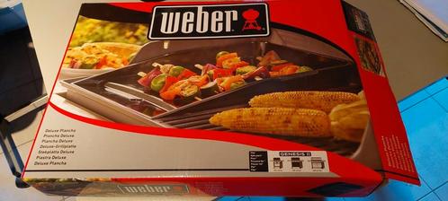 Deluxe Bakplaat WEBER.. is nieuw.. nieuwprijs=159,99€, Tuin en Terras, Barbecue-accessoires, Nieuw, Ophalen
