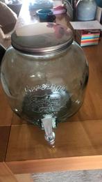 Glazen drankdispenser, Huis en Inrichting, Ophalen, Zo goed als nieuw