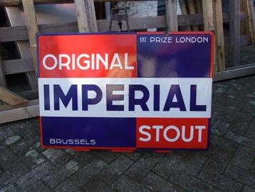 ZELDZAAM EMAILLE BIER RECLAMEBORD IMPERIAL STOUT 1935 beschikbaar voor biedingen