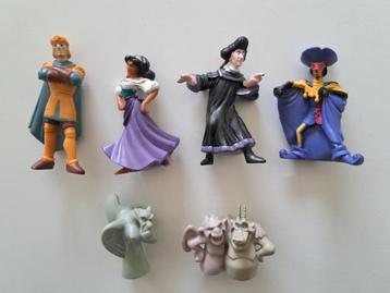 Lot 6x Disney Figuren - Klokkenluider Notre Dame - Nestlé