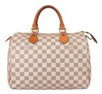 Authentieke Louis Vuitton Speedy 35 Damier Azur, Enlèvement ou Envoi, Neuf, Beige, Sac à main