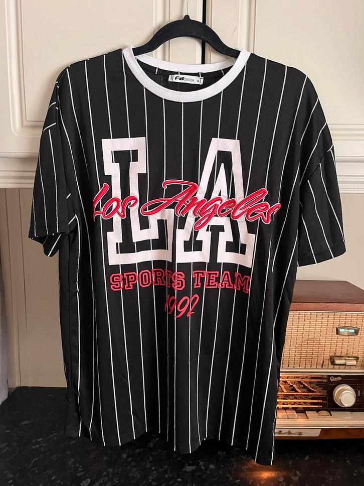 90's look baseball truitje / vintage look, Kleding | Heren, T-shirts, Zo goed als nieuw, Maat 46 (S) of kleiner, Ophalen of Verzenden