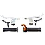 snelgas+ remleviers (chroom) + hendels voor bromfiets, Fietsen en Brommers, Ophalen, Nieuw, Overige typen