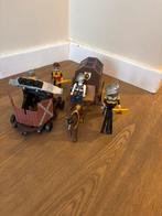 Playmobil schatkar en trekkervis, ridders van de leeuw, Kinderen en Baby's, Speelgoed | Playmobil, Ophalen of Verzenden, Zo goed als nieuw