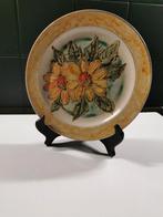 Porseleinen bord met bloemen. Ginori., Antiek en Kunst, Ophalen of Verzenden