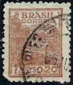 Brazilië 1946 Oogsten van tarwe, Ophalen of Verzenden, Gestempeld, Zuid-Amerika