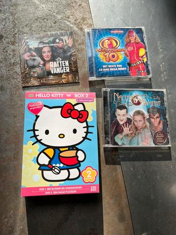 Pakket cd/dvd Mega Mindy, Nachtwacht, hello kitty beschikbaar voor biedingen