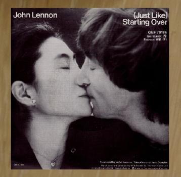 7"  John Lennon ‎– (Just Like) Starting Over   beschikbaar voor biedingen