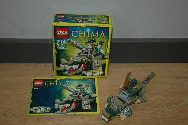 Légo Légends of Chima Le croco légendaire., Kinderen en Baby's, Speelgoed | Duplo en Lego, Zo goed als nieuw, Lego, Complete set