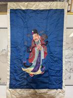 Chinese silk textile 140/80, Antiek en Kunst, Ophalen of Verzenden