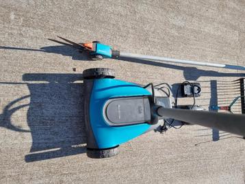 TONDEUSE ELECTRIQUE SS FIL - GARDENA, Tuin en Terras, Grasmaaiers, Ophalen, Cirkelmaaier, Gebruikt, Accu-grasmaaier