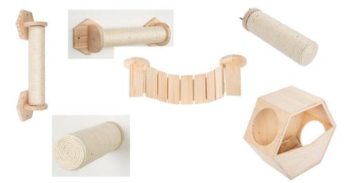 Kattenparcours Wandmontage verschillende onderdelen, Dieren en Toebehoren, Katten-accessoires, Zo goed als nieuw, Ophalen