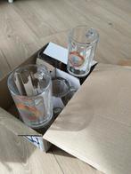 6 bierglazen Haecht., Verzamelen, Ophalen, Zo goed als nieuw