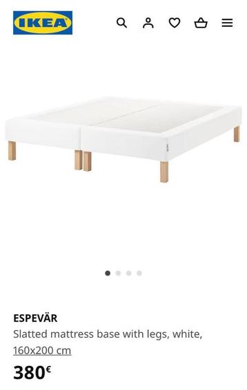 Deux lits simples IKEA à vendre, convertibles en lit double