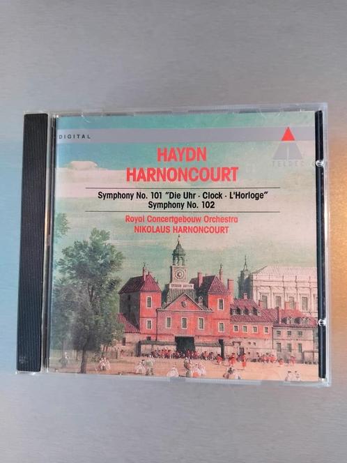 Cd. Haydn.  Symphonies 101 & 102. (Teldec  Harnoncourt)., Cd's en Dvd's, Cd's | Klassiek, Zo goed als nieuw, Ophalen of Verzenden
