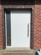 Voordeur wit Sobinco, Doe-het-zelf en Bouw, Deuren en Vliegenramen, Gebruikt, 120 cm of meer, Metaal, Buitendeur