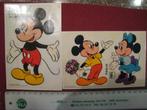 Autocollants Walt Disney x 2 Mickey Mouse et Minny Mouse, Envoi, Utilisé, Bande dessinée ou Dessin animé