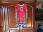 jurk nr 9 joseph ribkoff rood witte bloem 50 euro., Kleding | Dames, Jurken, Joseph Ribkoff, Ophalen, Zo goed als nieuw, Rood