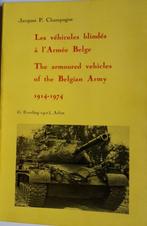 Livre "Les véhicules blindés à l'Armée Belge", Boeken, Oorlog en Militair, Nieuw, 1945 tot heden, Ophalen of Verzenden, Landmacht