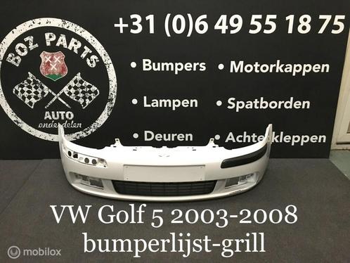 VW Golf 5 voorbumper met grill 2003-2008 origineel, Autos : Pièces & Accessoires, Carrosserie & Tôlerie, Pare-chocs, Volkswagen