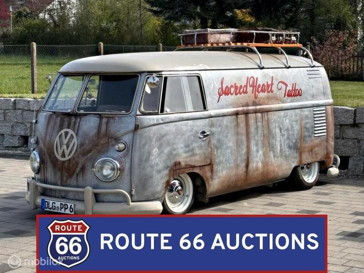 Volkswagen T1 Panel Van | 1960 | Route 66 Auctions, Auto's, Oldtimers, Bedrijf, Te koop, Volkswagen, Benzine, Overige carrosserie
