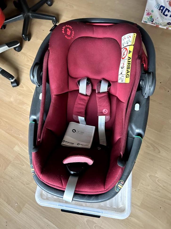 Maxi-Cosi Coral i-Size + Isofix + adaptateurs poussette, Enfants & Bébés, Sièges auto, Comme neuf, Maxi-Cosi, 0 à 13 kg, Isofix