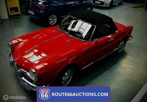 Alfa Romeo Giulietta 750D | 1957 | Route 66 Auctions, Auto's, Oldtimers, Bedrijf, Te koop, Alfa Romeo, Benzine, Overige carrosserie