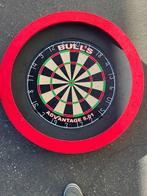 Dartsblok met surround en mat, Sport en Fitness, Darts, Ophalen, Zo goed als nieuw