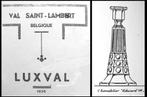Val Saint Lambert - Luxval -  Kandelaar Edouard VII, Ophalen of Verzenden