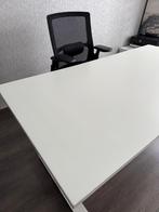 Verstelbare Trotten bureau wit 160x80cm, Huis en Inrichting, Ophalen, In hoogte verstelbaar, Zo goed als nieuw, Bureau