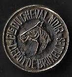 Timbre ancien unique BIE DU CHEVAL NOIR *DEPOT DE BRUXELLES*, Collections, Marques de bière, Enlèvement ou Envoi