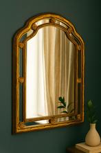 Prachtige vintage barok spiegel, Enlèvement ou Envoi, Autres formes, 50 à 100 cm, Moins de 100 cm