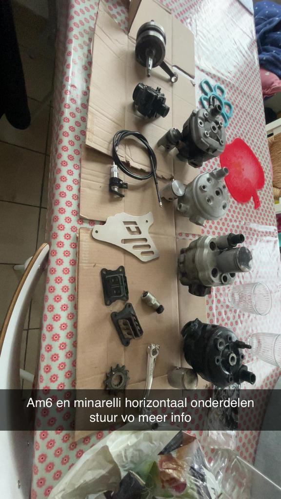 Am6/minarelli horizontaal onderdelen, Fietsen en Brommers, Brommeronderdelen | Algemeen, Cilinder, Ophalen