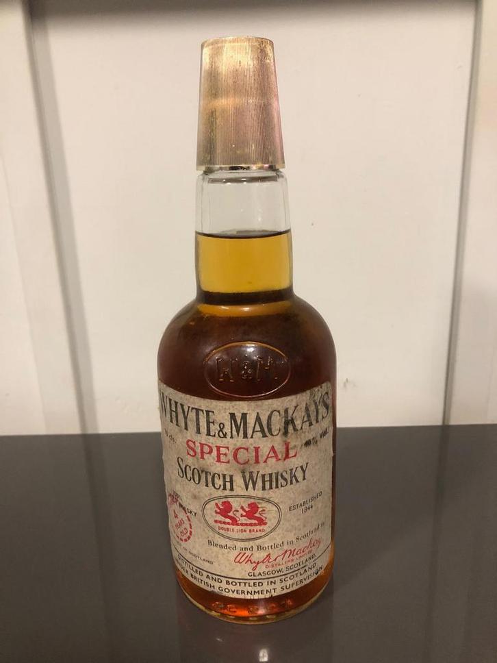 Vintage Whyte & Mackay’s Special Scotch Whisky 1980, Verzamelen, Wijnen, Zo goed als nieuw, Overige typen, Vol, Ophalen of Verzenden