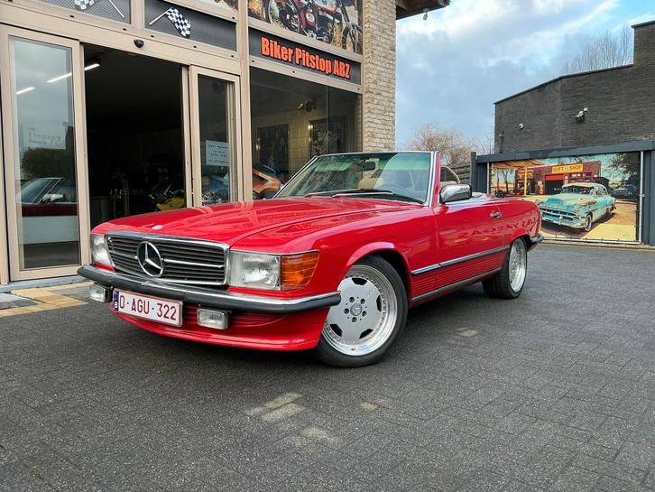 MERCEDES SL 560, Autos, Oldtimers & Ancêtres, Entreprise, Achat, Verrouillage central, Rétroviseurs électriques, Vitres électriques