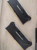 Corsair Vengeance 2x 16gb - rgb - 3200Mhz DDR4, Computers en Software, RAM geheugen, Ophalen of Verzenden, Zo goed als nieuw, DDR4