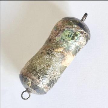 Aziatisch Romeins glas Medaille met zilveren bevestiging - 6 beschikbaar voor biedingen