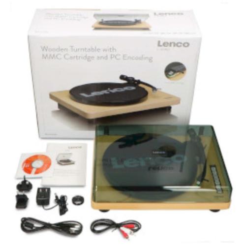 GLOEDNIEUWE Platenspeler - Lenco LS-50 Hout = 1X getest, Audio, Tv en Foto, Platenspelers, Nieuw, Platenspeler, Overige merken