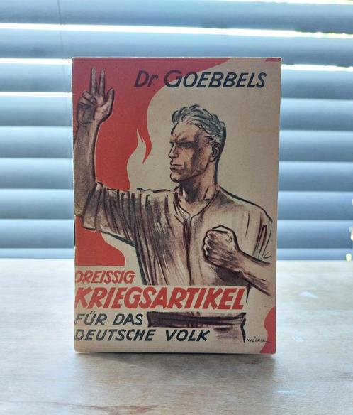 Joseph Goebbels- 30 Kriegsartikel für das Deutsche Volk, Verzamelen, Militaria | Tweede Wereldoorlog, Overige soorten, Boek of Tijdschrift