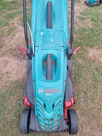 Grasmachine bosch arm 34, Tuin en Terras, Ophalen, Gebruikt