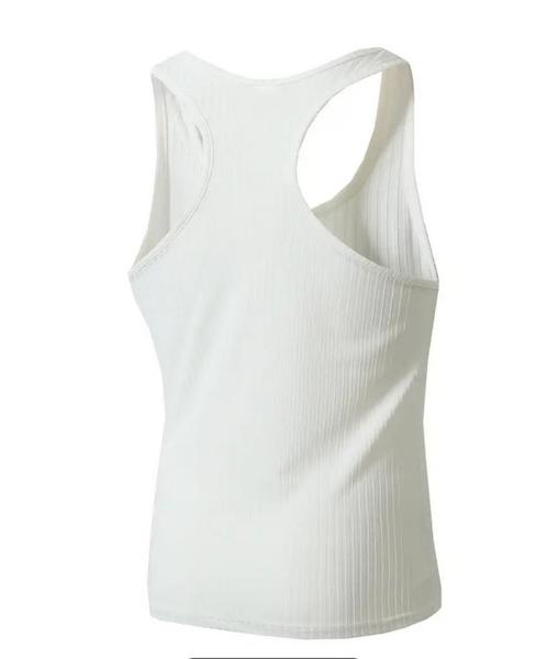 Débardeur, tanktop, tank top, Kleding | Heren, Bodywarmers, Nieuw, Wit, Ophalen of Verzenden