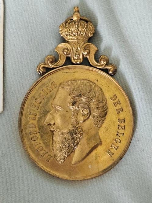 Oude medaille 1902,broche 1914,hanger swisse leger 1918, Postzegels en Munten, Penningen en Medailles, Ophalen of Verzenden