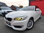 BMW 218d CABRIOLET*TVA*LED*BI XENON*LEER*NAVIGATIE*, Auto's, Achterwielaandrijving, 1995 cc, Wit, Leder