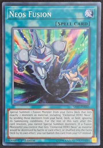 Yugioh Neos Fusion Super Rare SAST-EN060 beschikbaar voor biedingen