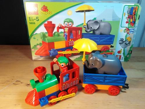 Lego Duplo 5606 - Mijn eerste trein - 2008, Kinderen en Baby's, Speelgoed | Duplo en Lego, Zo goed als nieuw, Duplo, Complete set