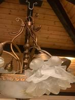 Luster, Huis en Inrichting, Lampen | Kroonluchters, Ophalen, Zo goed als nieuw, Glas, Klassiek