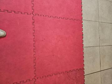Puzzelmatten rood 2 cm, Enlèvement, Utilisé, Autres, Équipement d'arts martiaux