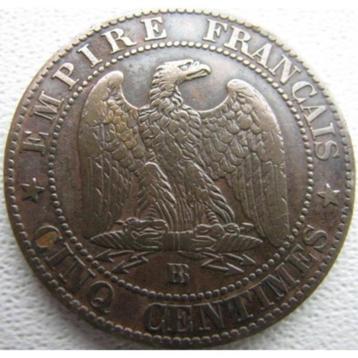 France 5 centimes, 1862 « BB » -Strasbourg