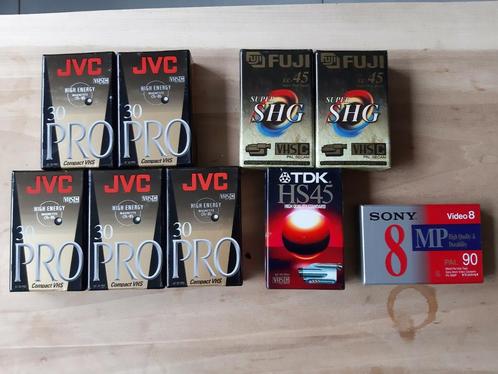 9 videocassette bandjes SEALED     B5, Audio, Tv en Foto, Videocamera's Analoog, (Video)band, Ophalen of Verzenden