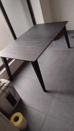 Kunstof tafel, antraciet, Ophalen, Zo goed als nieuw, Kunststof